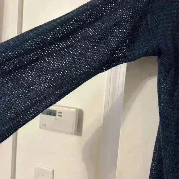 Beautiful POLO Ralph Lauren linen blend blue long cardigan size M (SKU C114) - Picture 6 of 7